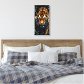 Jagd Tiger Leinwanddruck (Insitu (Schlafzimmer))
