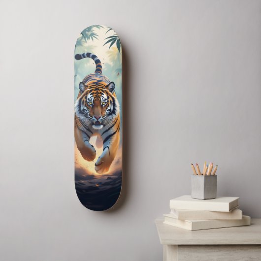 Jagd-Tiger-Skateboard Skateboard (Wandkunst)