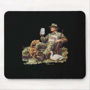 Jagd Trump Camouflage Lustige Entenjagdsaison Mousepad