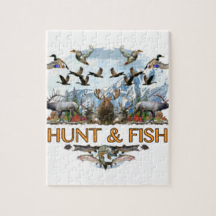 Jagd und Fische Puzzle