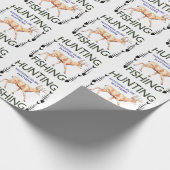 Jagd und Fischerei Geschenkpapier (Ecke)