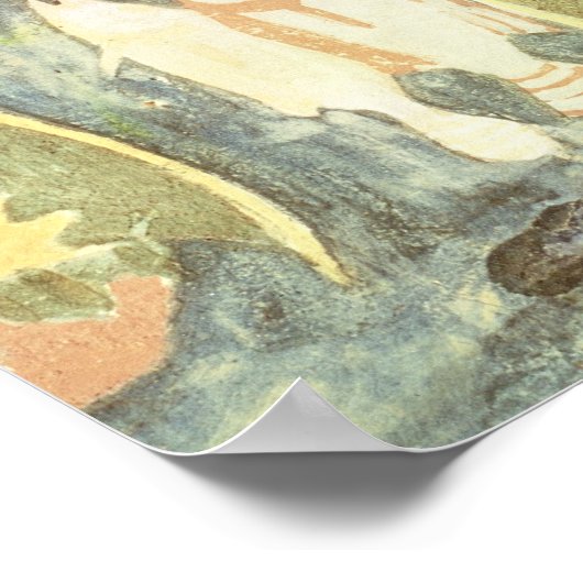 Jagd und Fischerei Poster (Ecke)