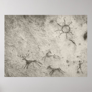 Jagd unter alter Sonne Poster