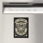 Jagd Vintage Magnet (In Situ (Geschirrspüler))