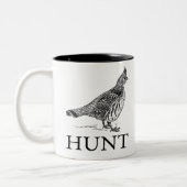 Jagd-Waldhuhn Zweifarbige Tasse (Links)