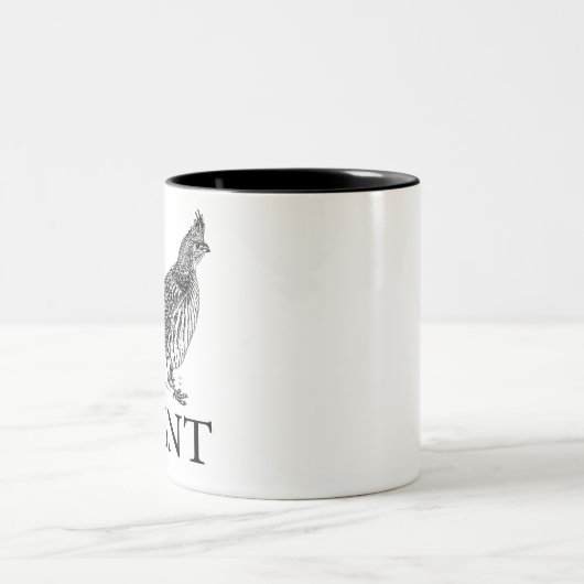 Jagd-Waldhuhn Zweifarbige Tasse (Mittel)