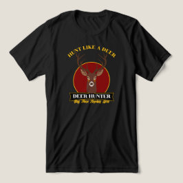 Jagd wie ein Hirsch Tri-Blend Shirt