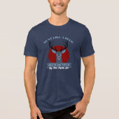 Jagd wie ein Hirsch Tri-Blend Shirt (Vorderseite)