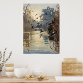 Jagd zu Beginn der Saison Jagd ich gesprochen habe Poster (Küche)