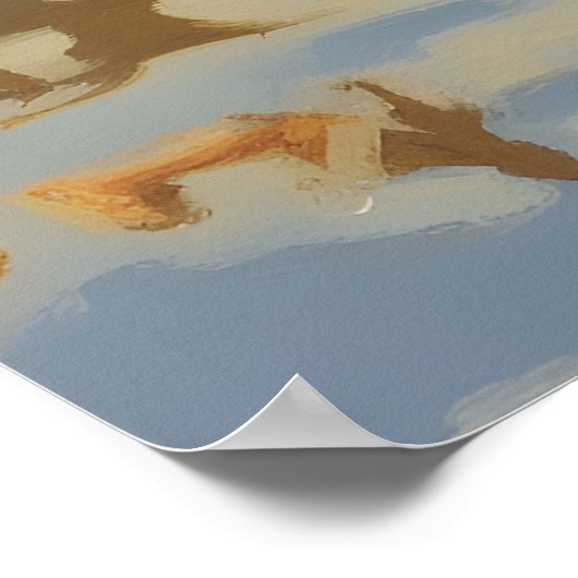 Jagd zu Beginn der Saison Jagd ich gesprochen habe Poster (Ecke)