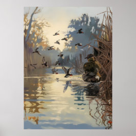 Jagd zu Beginn der Saison Jagd ich gesprochen habe Poster