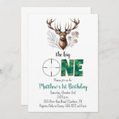 Jagd zum Geburtstag Einladung zum ersten Geburtsta (Vorne/Hinten)