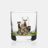 Jagdabenteuer Whiskyglas (Rückseite)