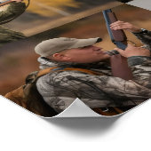 Jagdanfänger Bounty Jäger Poster (Ecke)