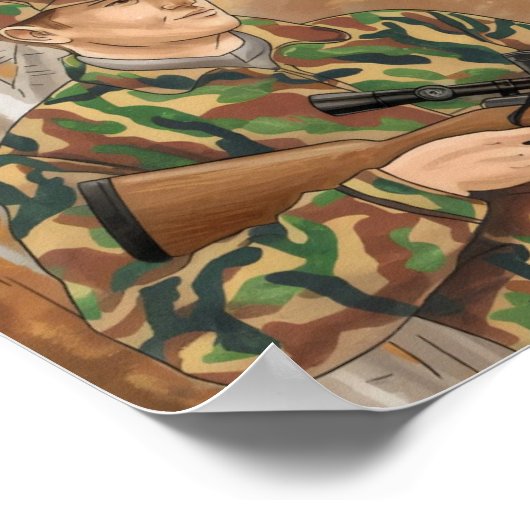 Jagdanfänger Bounty Jäger Poster (Ecke)