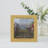 Jagdball Einladung (Stehend Vorderseite)