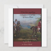 Jagdball Einladung (Rückseite)