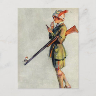Jagdbekleidung Postkarte