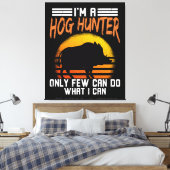 Jagdbohne Leinwanddruck (Insitu (Schlafzimmer))