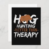 Jagdbohne Mitteilungskarte (Vorne/Hinten)