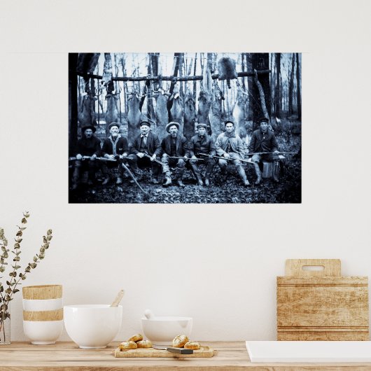 Jagdclub 1911 Vintage Hirschjäger Poster (Küche)