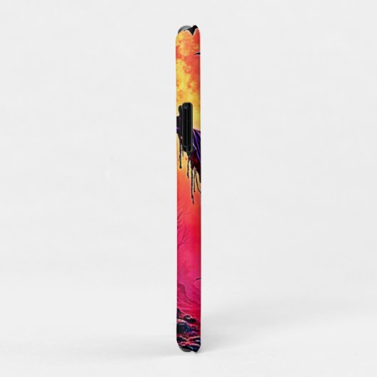 Jagddämon im Schatten-Design geschlossen Case-Mate iPhone Hülle (Hinten/Rechts)