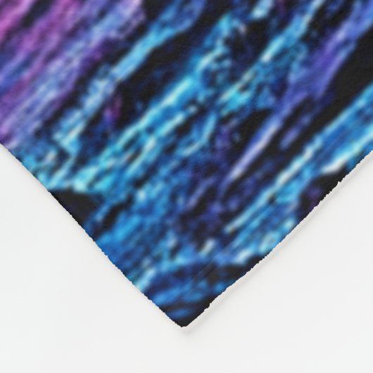 Jagddämon im Schatten-Design geschlossen Fleecedecke (Ecke)