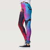 Jagddämon im Schatten-Design geschlossen Leggings (Links)
