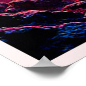 Jagddämon im Schatten-Design geschlossen Poster (Ecke)