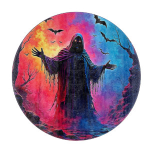 Jagddämon im Schatten-Design geschlossen Schneidebrett