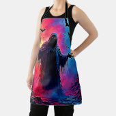 Jagddämon im Schatten-Design geschlossen Schürze (InSitu)