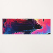 Jagddämon im Schatten-Design geschlossen Yogamatte (Vorderseite (Horizontal))