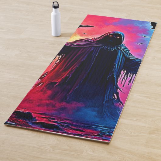 Jagddämon im Schatten-Design geschlossen Yogamatte (Beispiel)