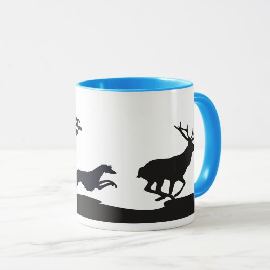 Jagddeerhound Tasse (VorderseiteRechts)