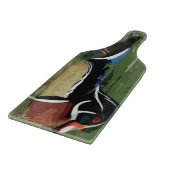 Jagddekor, Holzbeißglas Schneidebrett (Ecke)