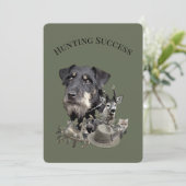 Jagderfolg Einladung (Stehend Vorderseite)