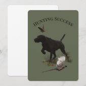 Jagderfolg Einladung (Vorne/Hinten)