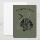 Jagderfolg Einladung (Vorne/Hinten)