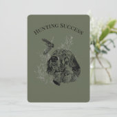 Jagderfolg Einladung (Stehend Vorderseite)