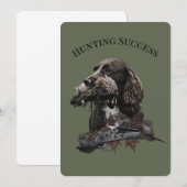 Jagderfolg Einladung (Vorne/Hinten)