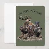 Jagderfolg Einladung (Vorne/Hinten)