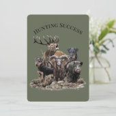 Jagderfolg Einladung (Stehend Vorderseite)