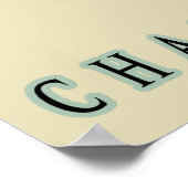 Jagderobenforelle Poster (Ecke)