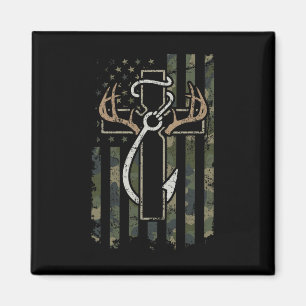 Jagdfait - Christlicher Jäger Fischer Magnet