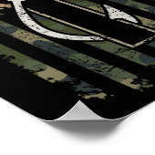 Jagdfait - Christlicher Jäger Fischer Poster (Ecke)