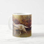 Jagdfasan, Herbstband Metalldruckausdruck Kaffeetasse (Vorderseite Links)