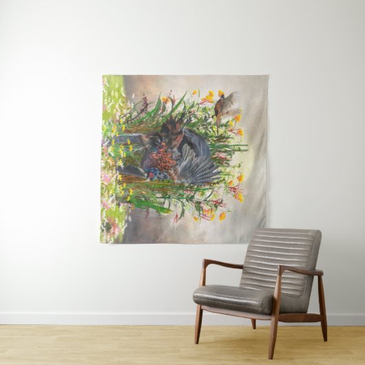 Jagdfasan Wandteppich (Beispiel (Horizontal))