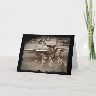 Jagdflieger, die auf Thunderbolts P-47 ausbilden Karte