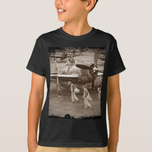 Jagdflieger im Training auf Thunderbolts P-47 T-Shirt