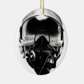 Jagdflieger-Sturzhelm Keramik Ornament (Rechts)